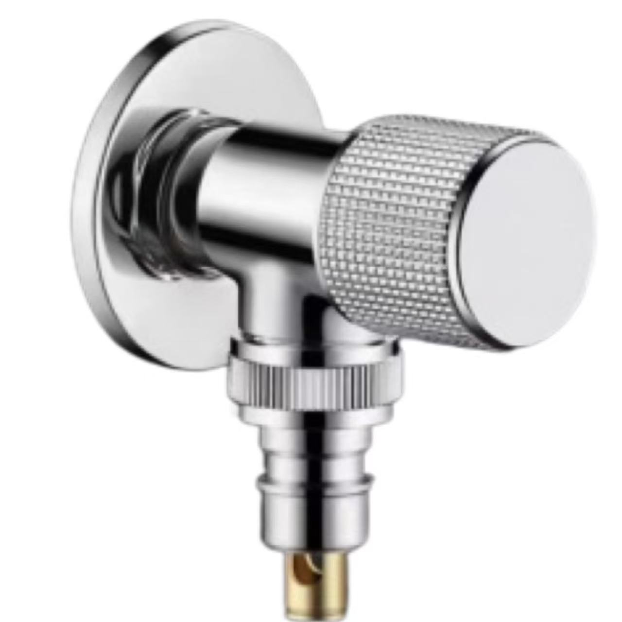 Зеркало Chrome Knurled Knurled мошини ҷомашӯӣ клапан қатъи об